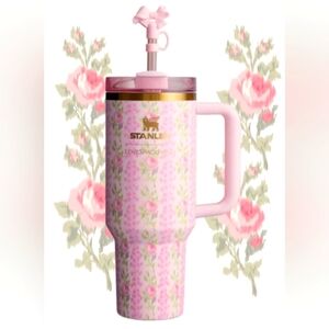 Ready to ship! Stanley x LoveShackFancy Quencher 40 oz Blooming Heirloom